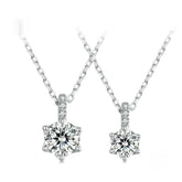 Shining Moissanite Necklace Pendant For Women
